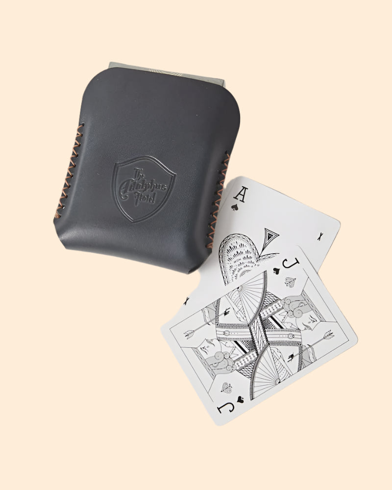 THE ADOLPHUS Adolphus Playing Card Leather Case