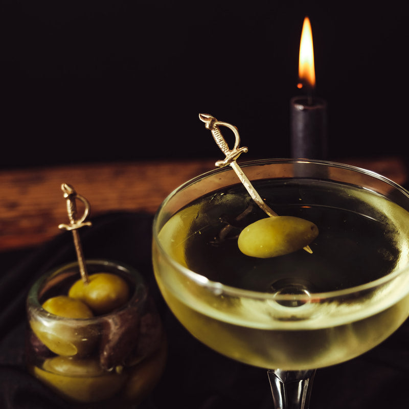 SHELTON METAL Sword Martini Pick Set