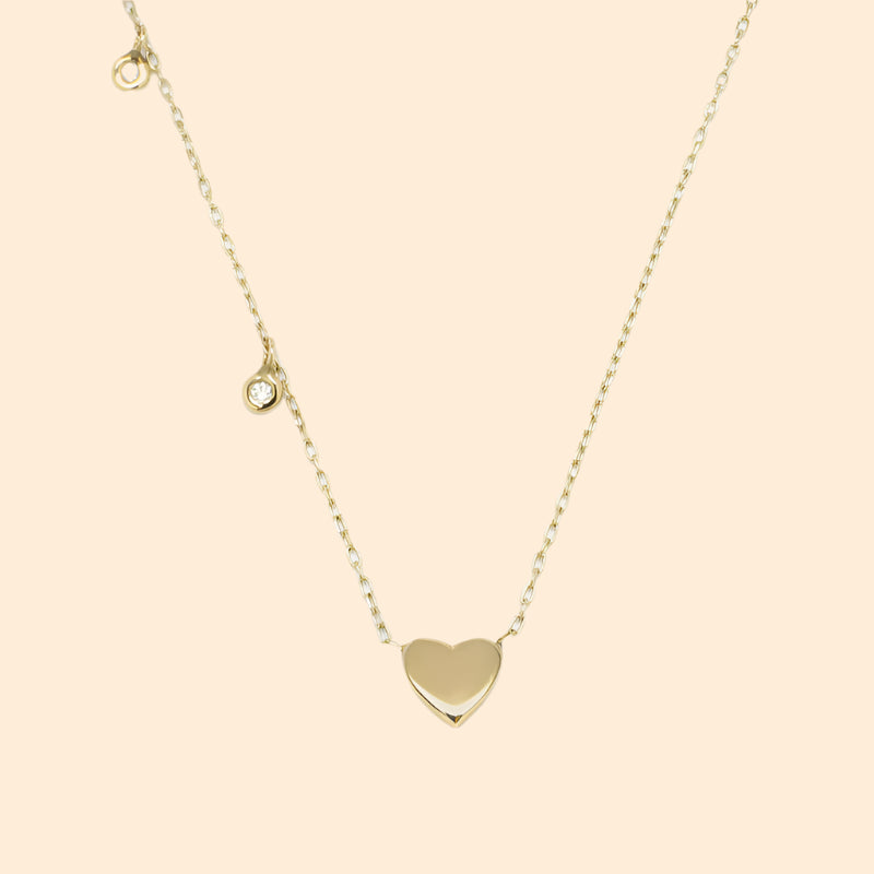 GJENMI Heartbeat Diamond Necklace