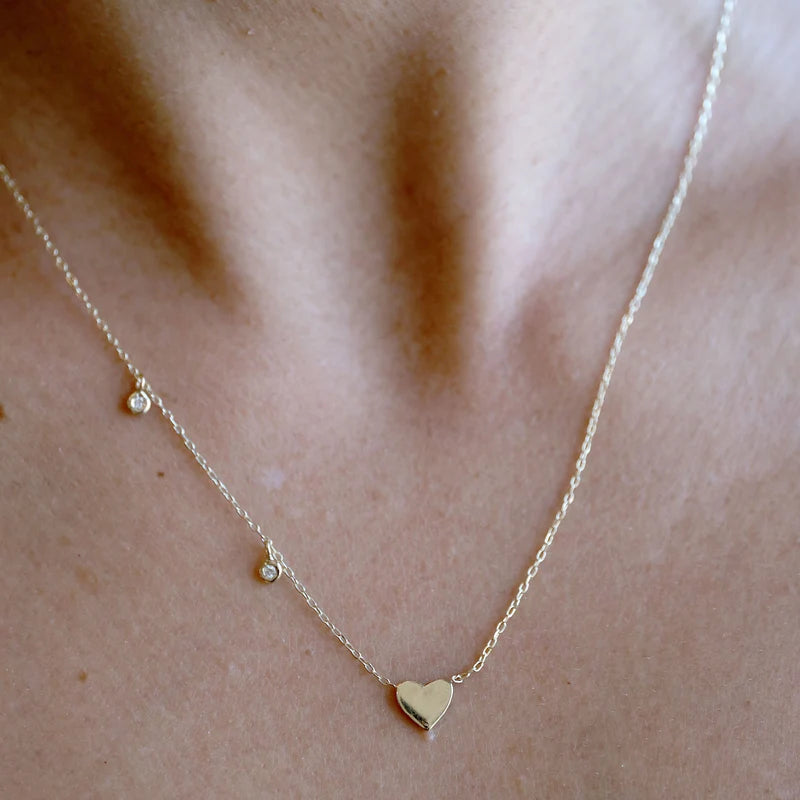 GJENMI Heartbeat Diamond Necklace