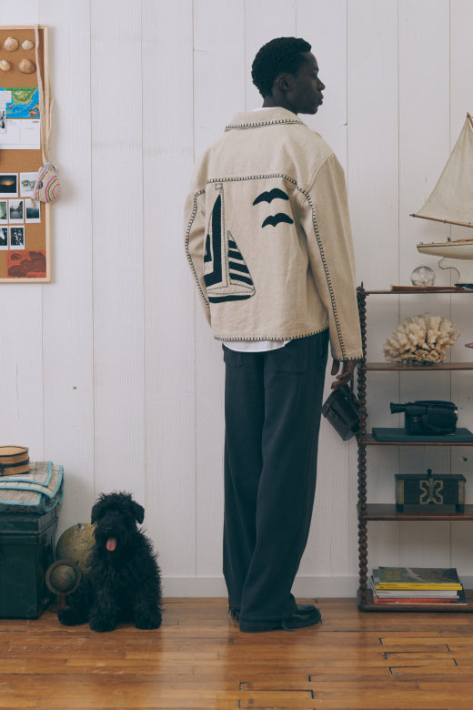 MAISON LABICHE Linen Boat Jacket