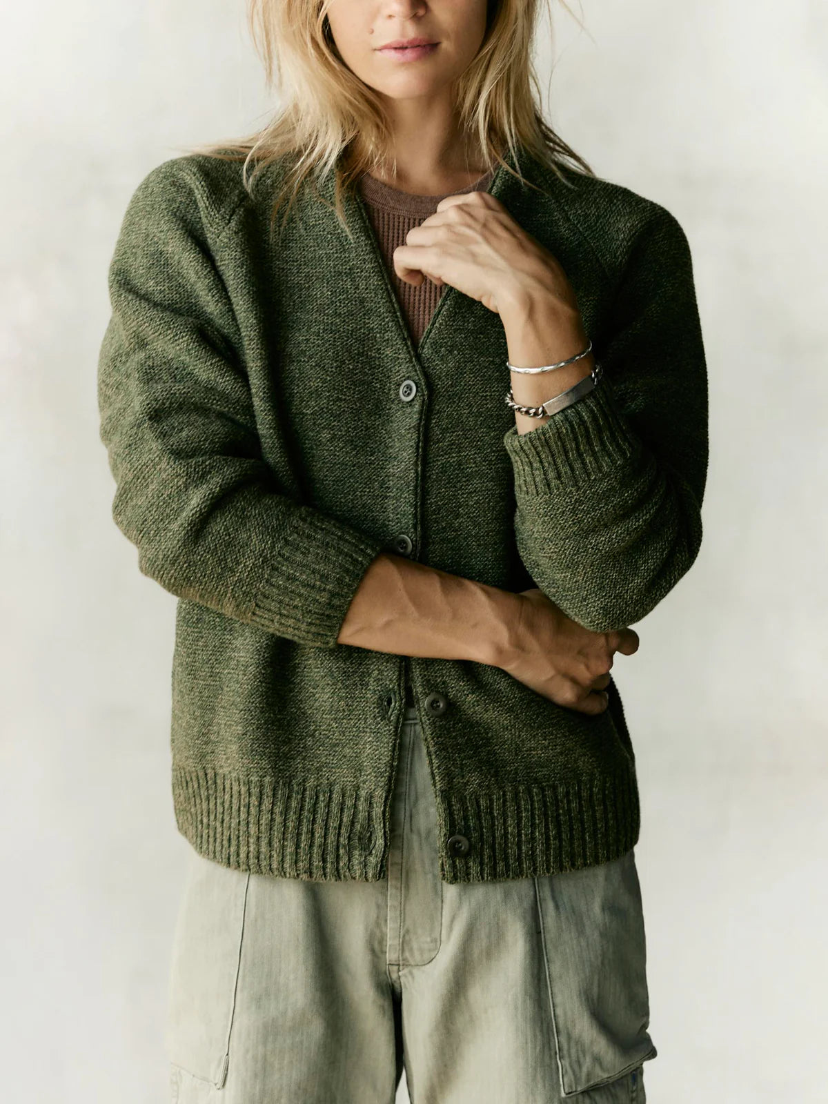 IMOGENE + WILLIE Evie Cardigan Sage