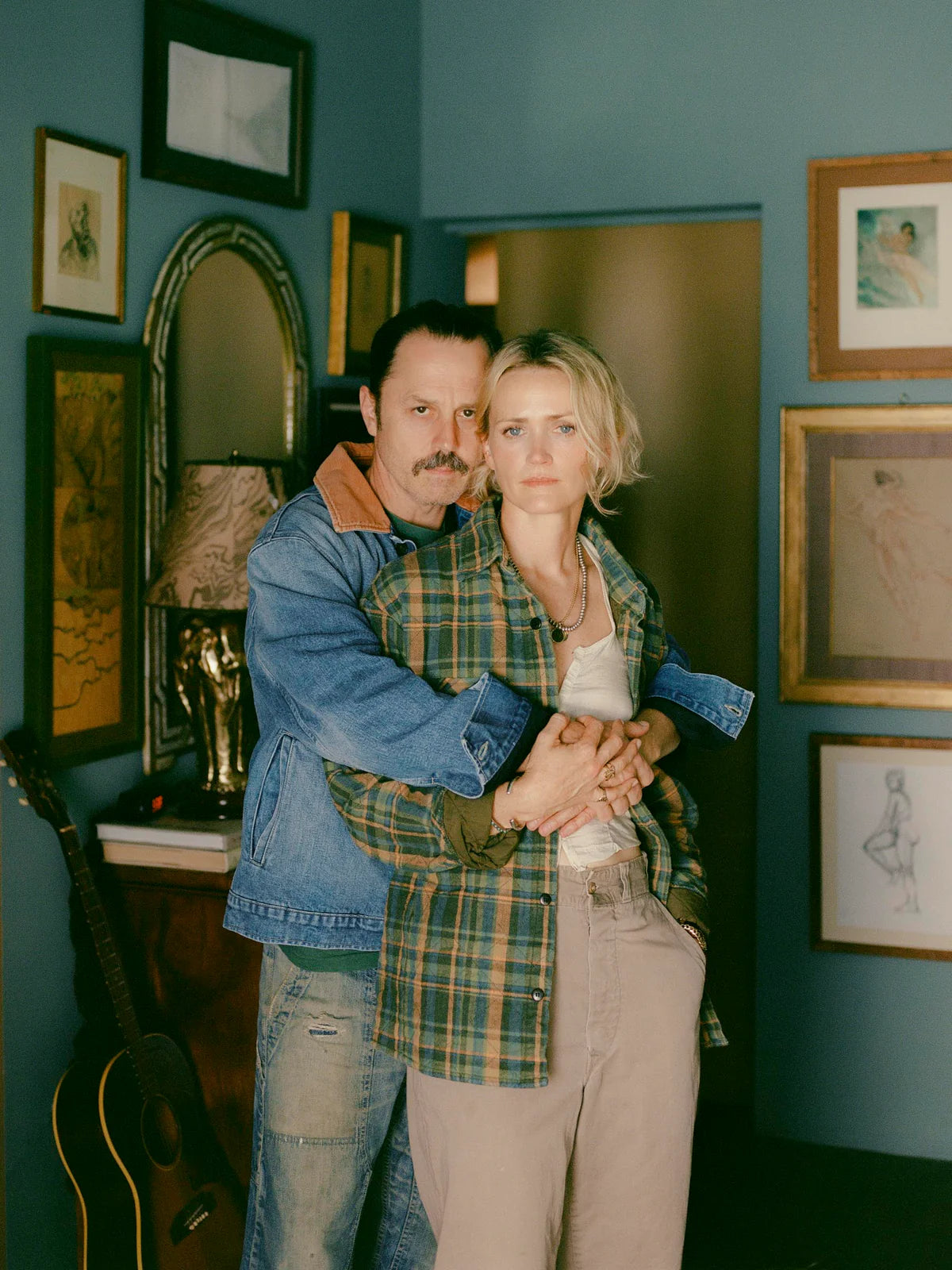 IMOGENE+ WILLIE Quilt Lined Washed Denim Chore Coat