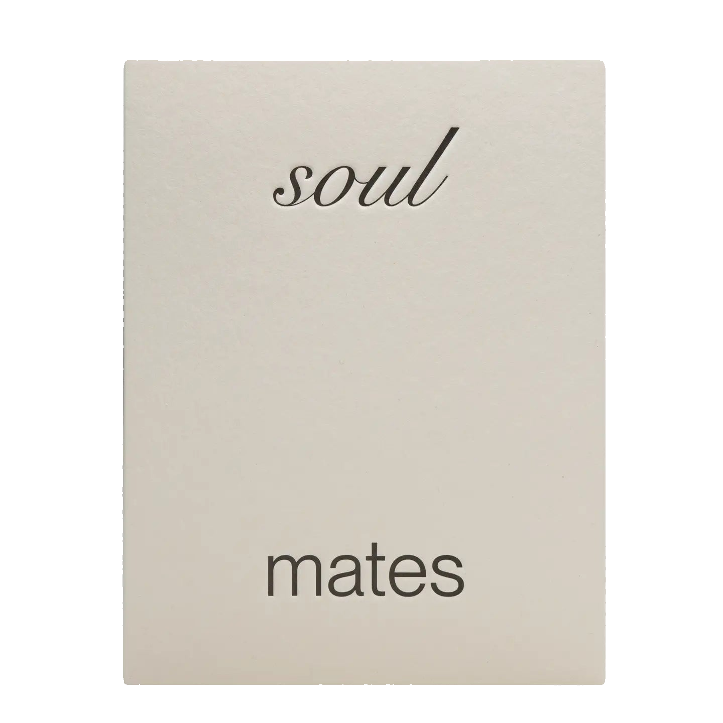SHORT TALK Soulmates Card