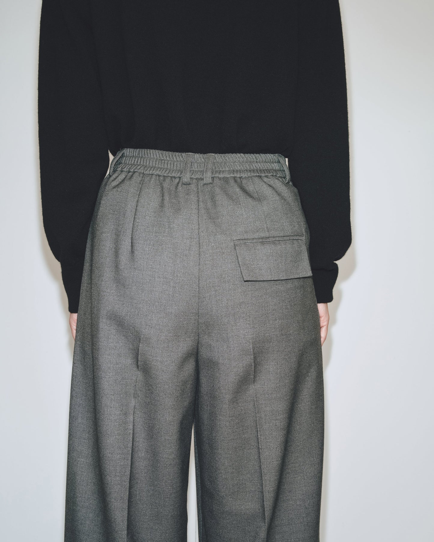 MIJEONG PARK Pleat Front Wide Leg Pants