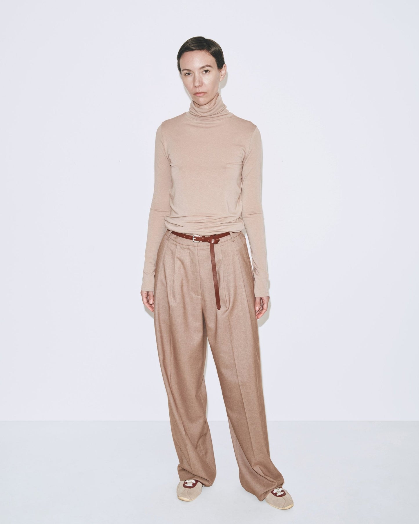 MIJEONG PARK Pleat Front Wide Leg Pants