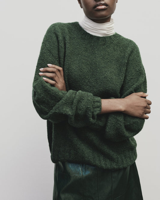 MIJEONG PARK Green Alpaca Blend Wholegarment Knit