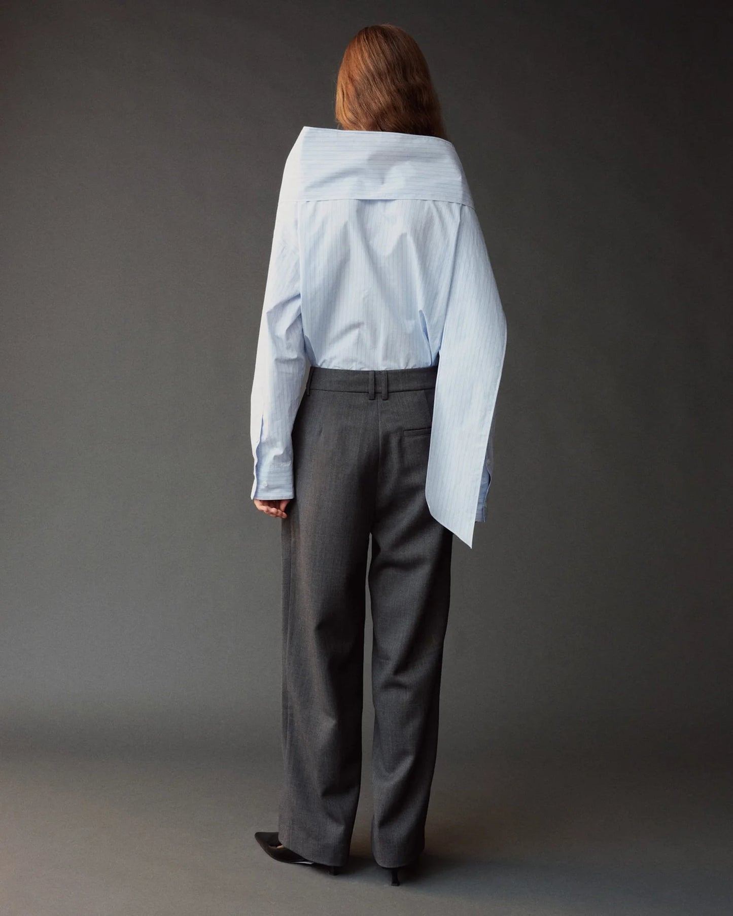MIJEONG PARK Striped Tie-Neck Blouse