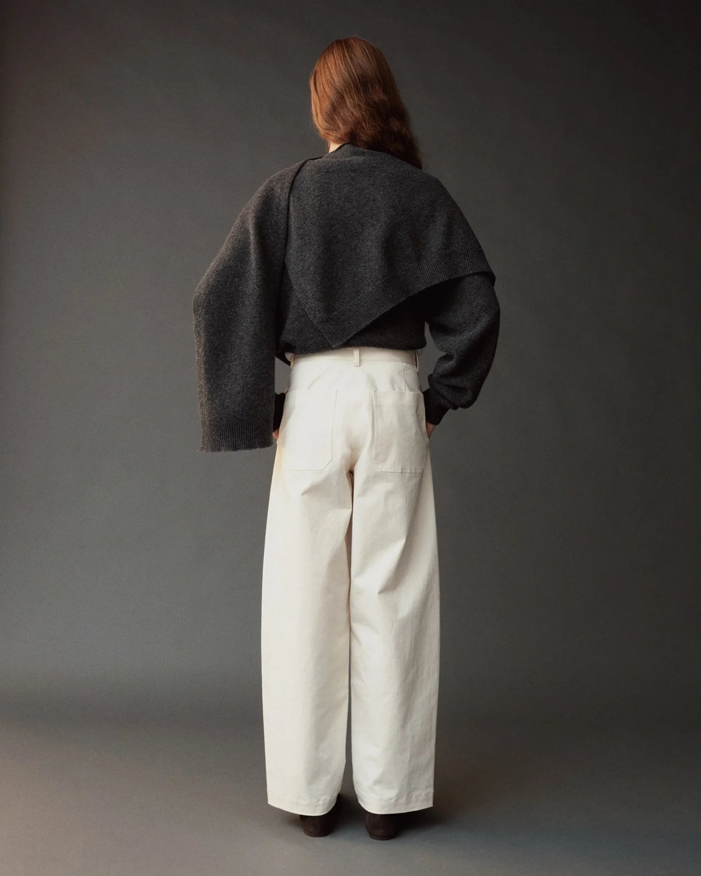 MIJEONG PARK Cotton Barrel-Leg Pants