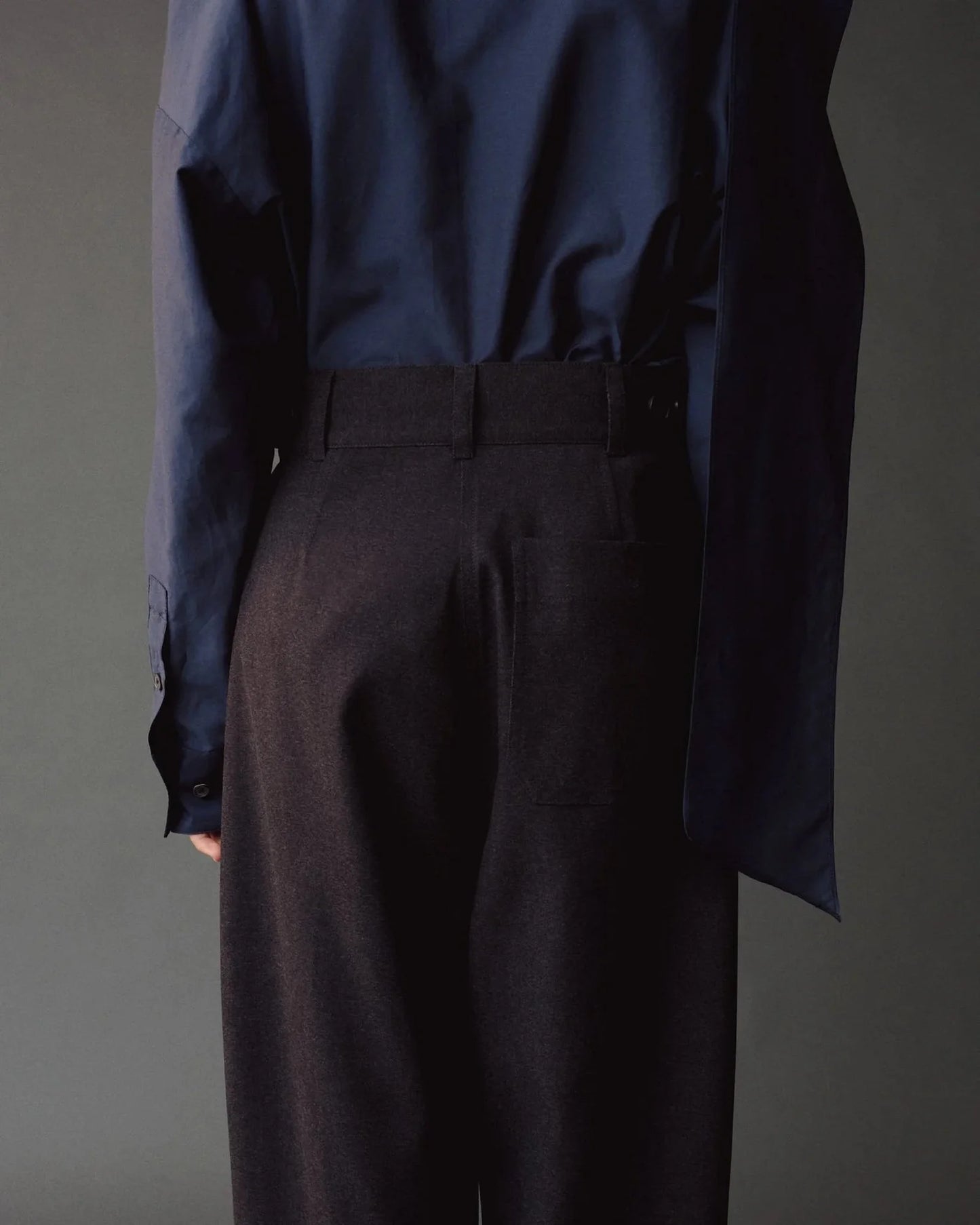 MIJEONG PARK Cropped Barrel-Leg Pants