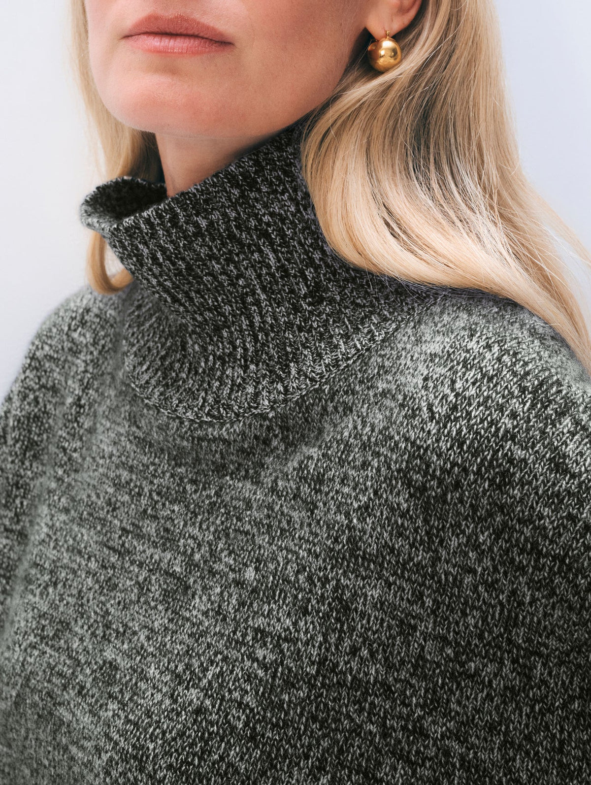 WHITE & WARREN Cashmere Oversized Standneck