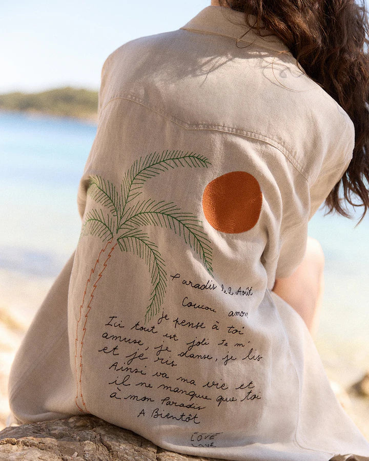 MAISON LABICHE Monselet Postcard Shirt