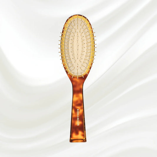 KOH-I-NOOR Jaspe Pneumatic Gold Pin Oval Brush