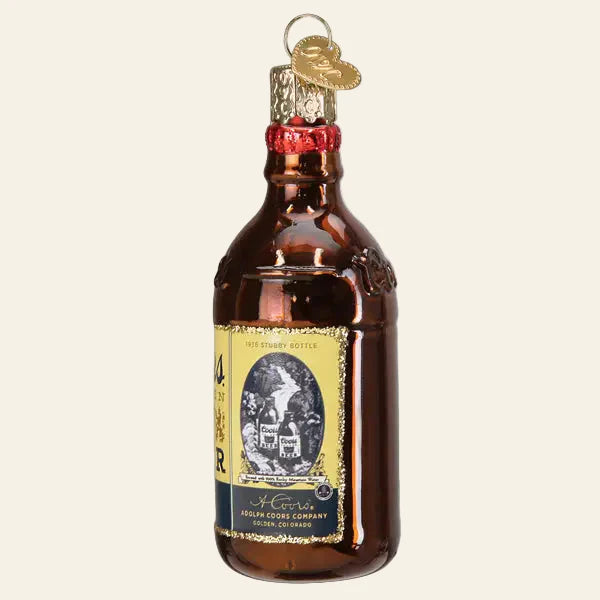 OLD WORLD CHRISTMAS Coors Banquet Bottle Ornament