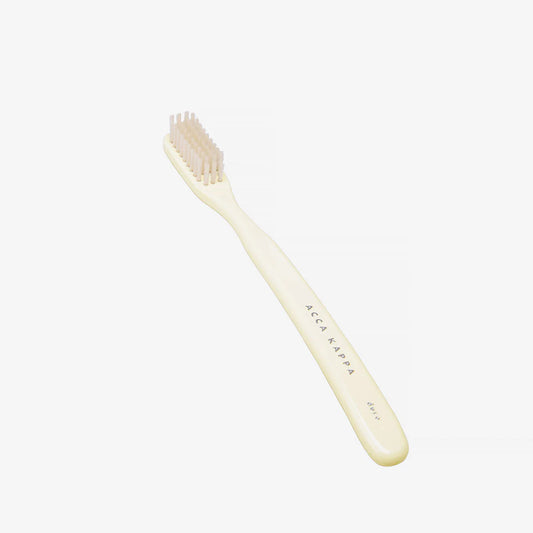 ACCA KAPPA Vintage White Toothbrush Soft Nylon