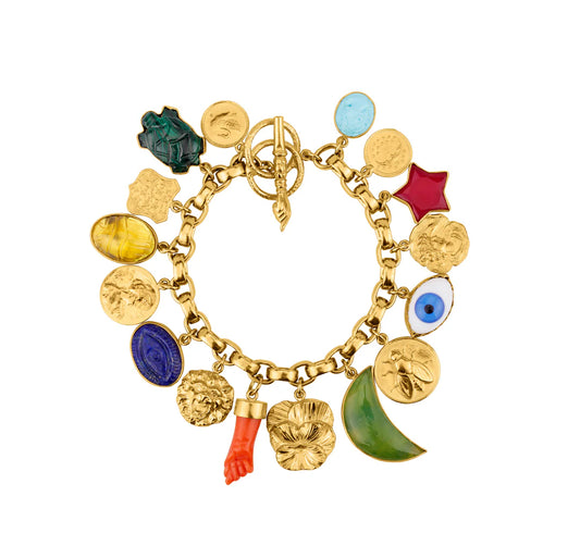GRAINNE MORTON Chunky Charm Bracelet