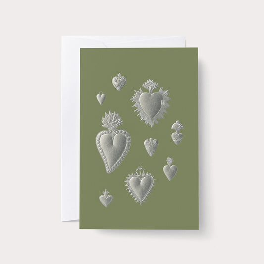 NOAT Heart Milagros Greeting Card