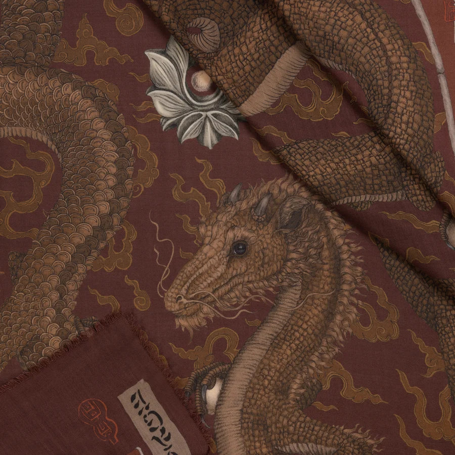 SABINA SAVAGE Chasing The Pearl Wool Scarf