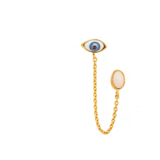 GRAINNE MORTON Eye Double Stud Earring