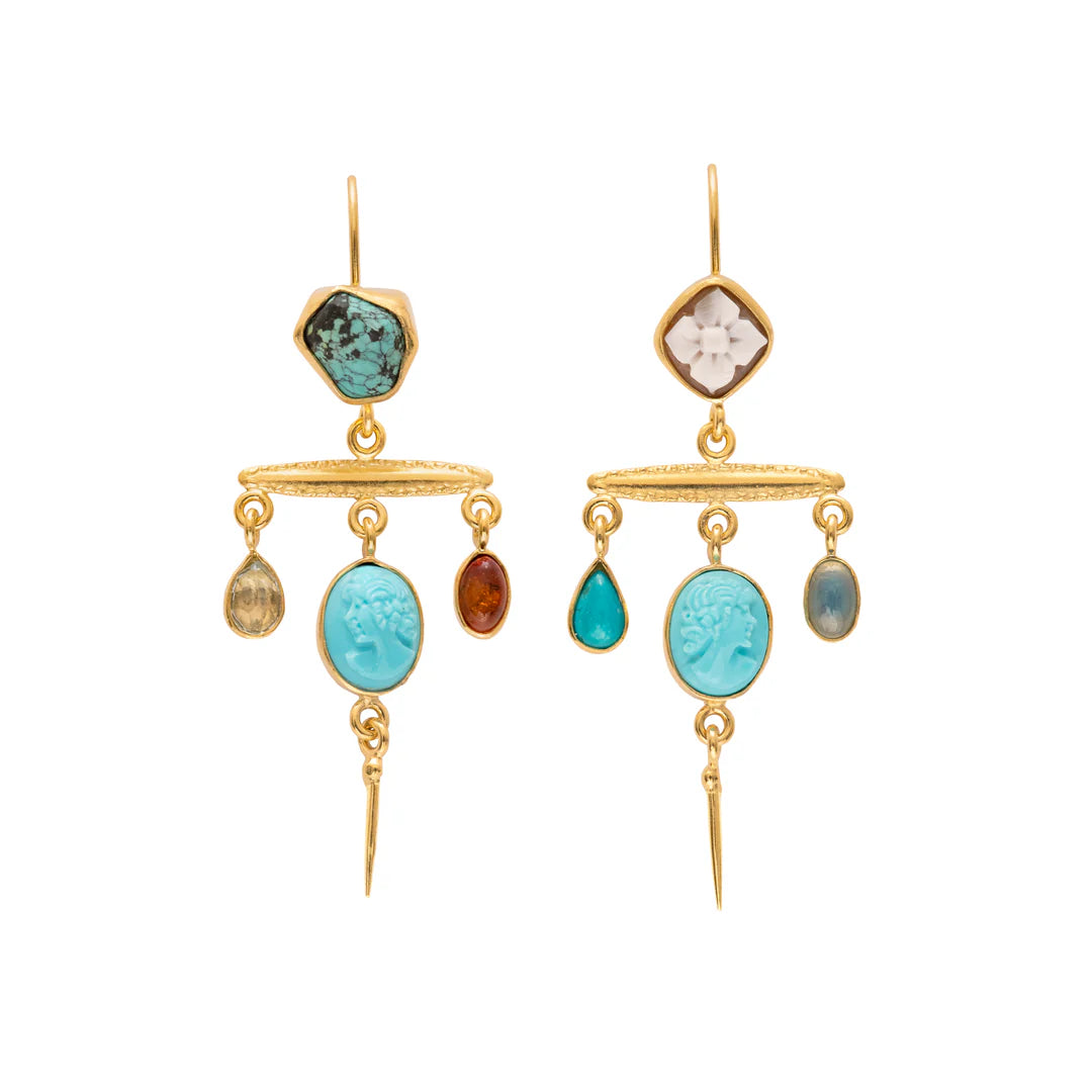 GRAINNE MORTON Victorian Pin Drop Earrings