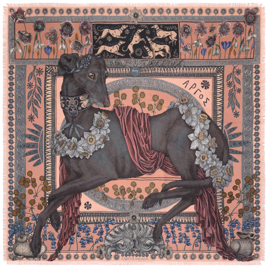 SABINA SAVAGE Honouring Argos Silk Scarf