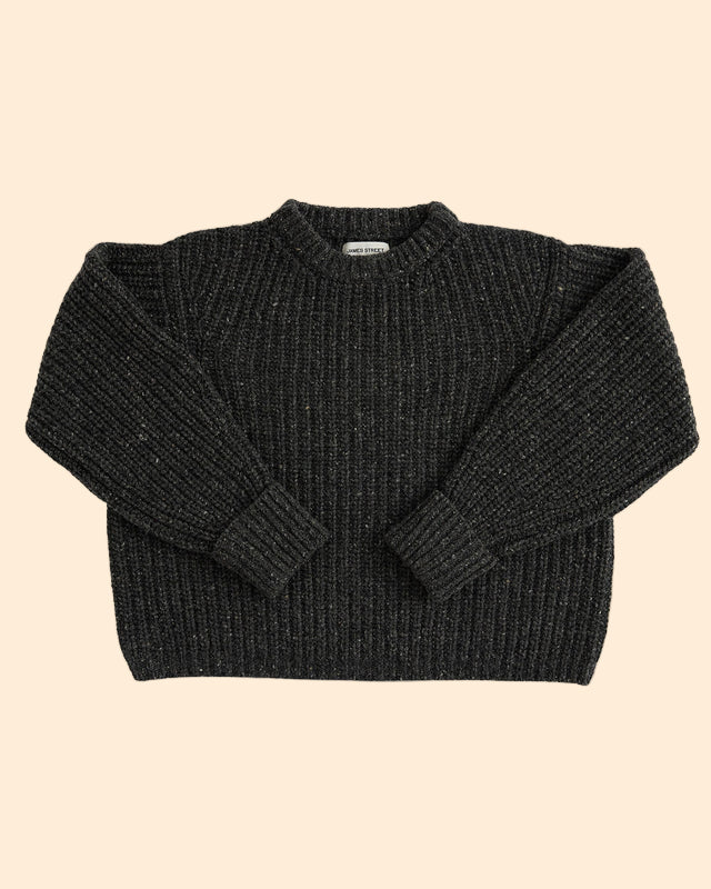 JAMES STREET Chunky Lowe Marled Charcoal