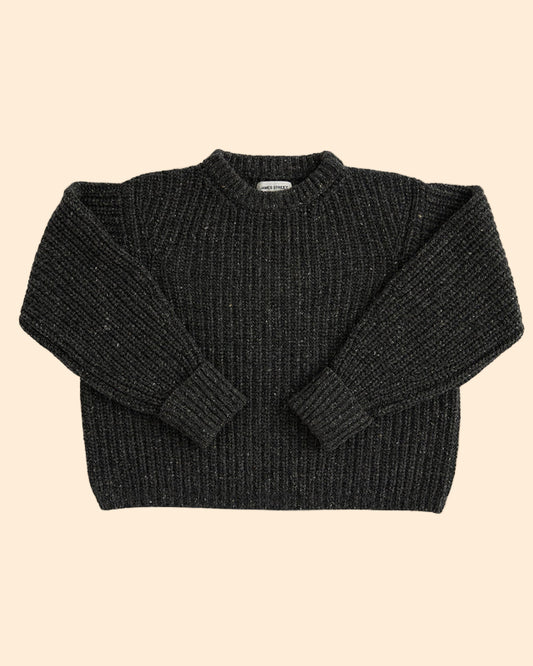 JAMES STREET Chunky Lowe Marled Charcoal
