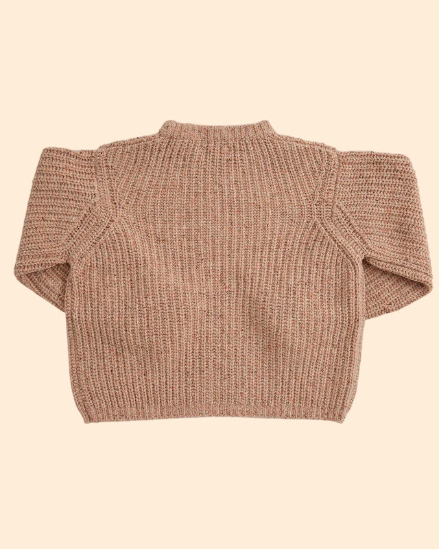 JAMES STREET Chunky Lowe Marled Strawberry