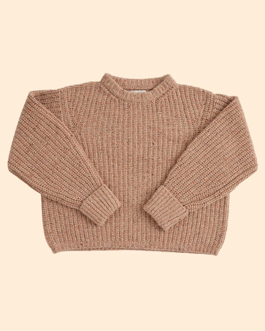 JAMES STREET Chunky Lowe Marled Strawberry