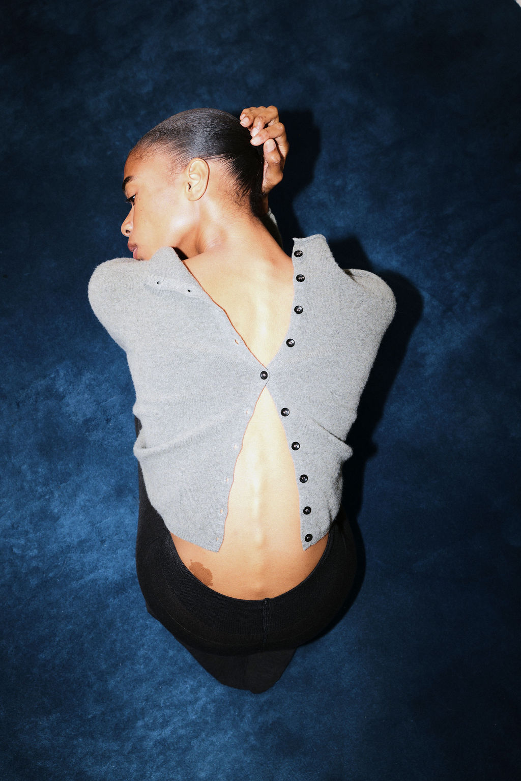 JAMES STREET Shunken Peri Cardigan – Commerce