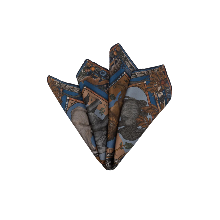 SABINA SAVAGE The Beasts Untamed Silk Scarf