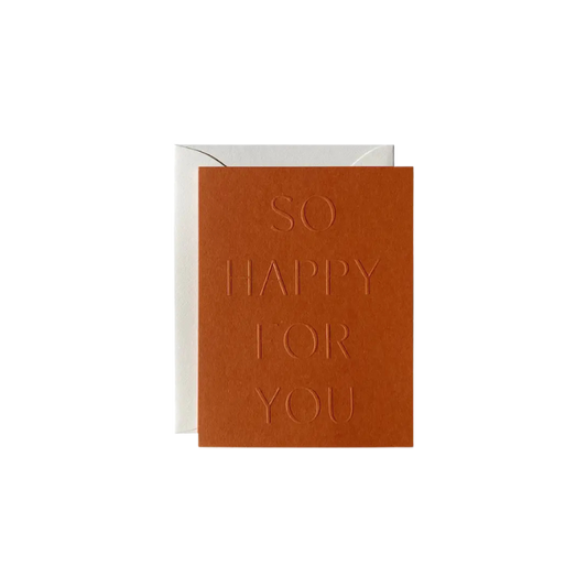 JAYMES PAPER So Happy For You Card No. 10