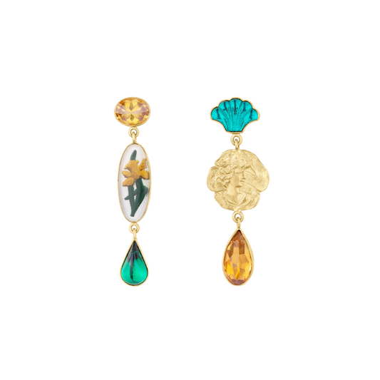 GRAINNE MORTON Daffodil and Lady Earrings