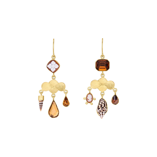 GRAINNE MORTON Shell Girandole Earrings
