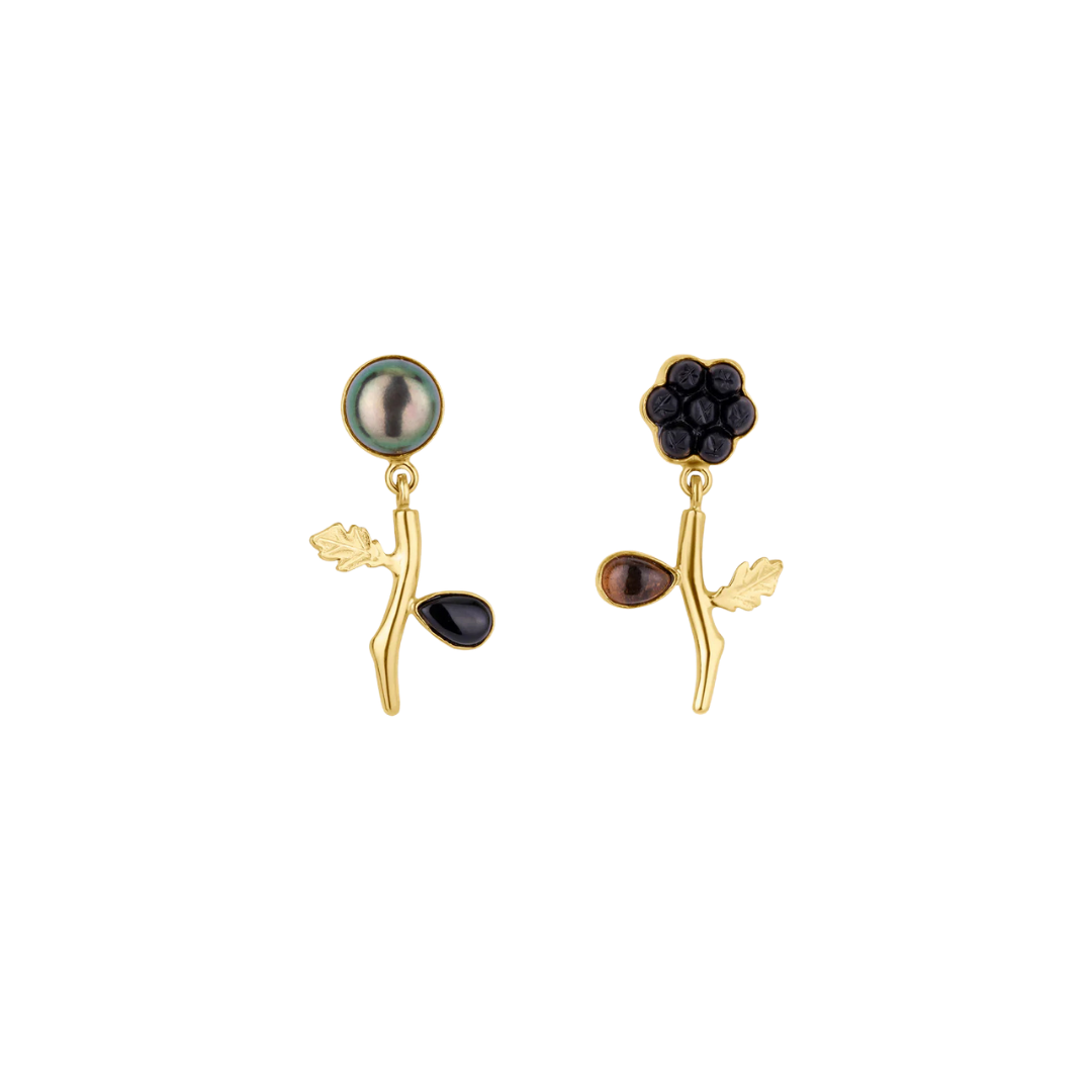 GRAINNE MORTON Flower Drop Earrings