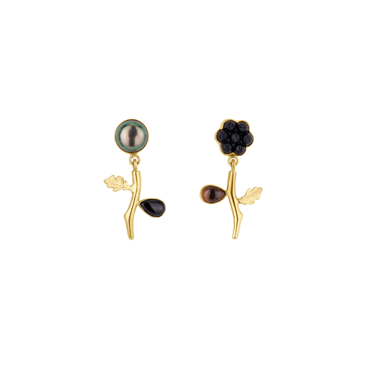 GRAINNE MORTON Flower Drop Earrings
