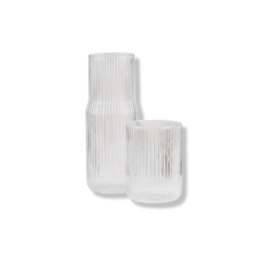 GRY MATTR Ribbed Carafe