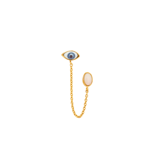 GRAINNE MORTON Eye Double Stud Earring