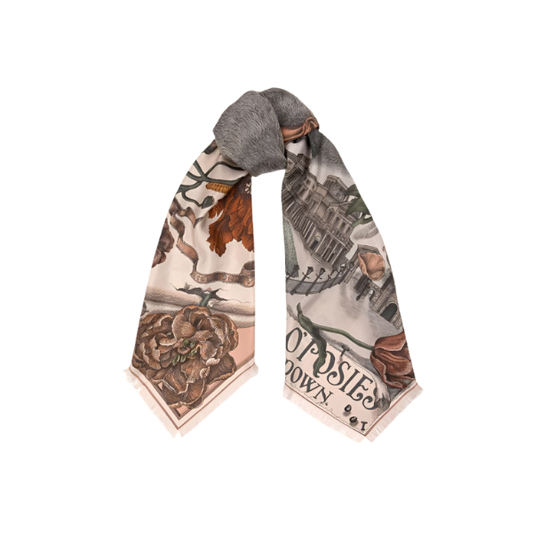 SABINA SAVAGE Ring A Ring O'Roses Silk Scarf