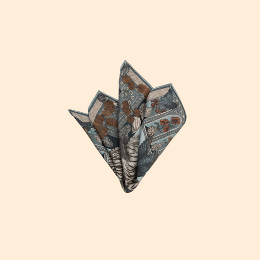 SABINA SAVAGE The Tiger Trap Silk Scarf