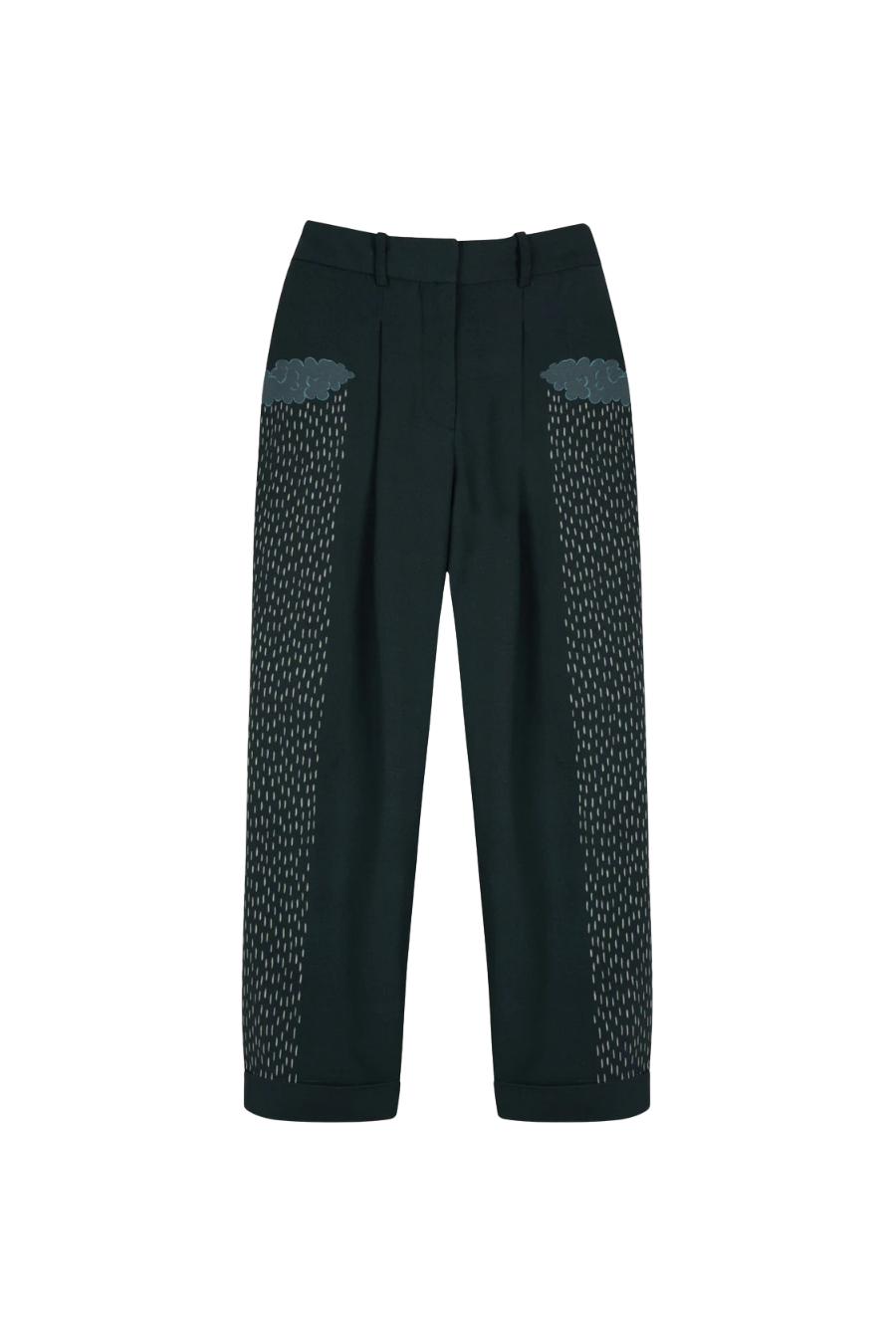 SABINA SAVAGE The Snow Lion Wool Trouser
