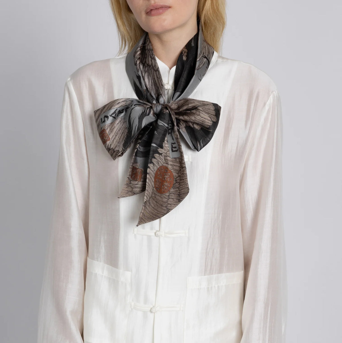 SABINA SAVAGE Wind Dancer, Heaven Caller Ribbon Scarf