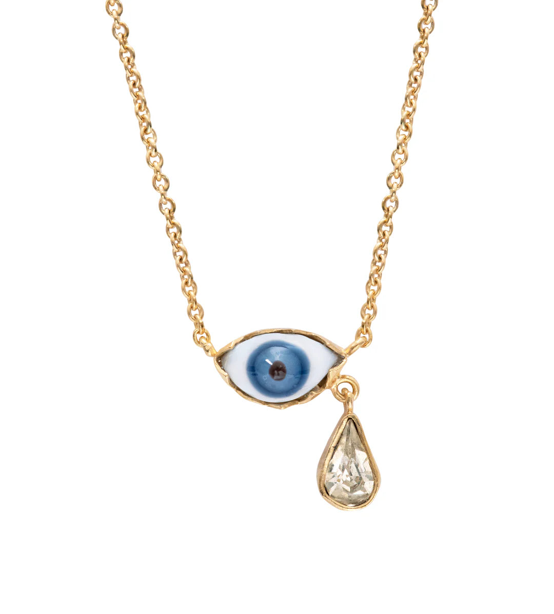 GRAINNE MORTON Eye Teardrop Necklace