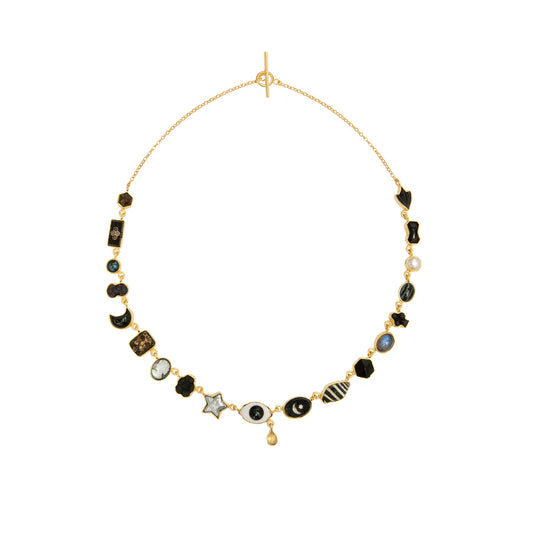 GRAINNE MORTON Eye Teardrop Charm Necklace