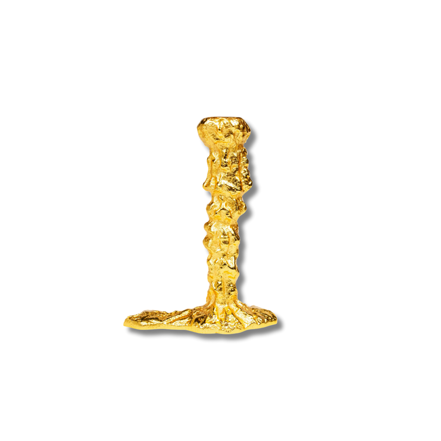 SHELTON METAL Sand Drip Candlestick