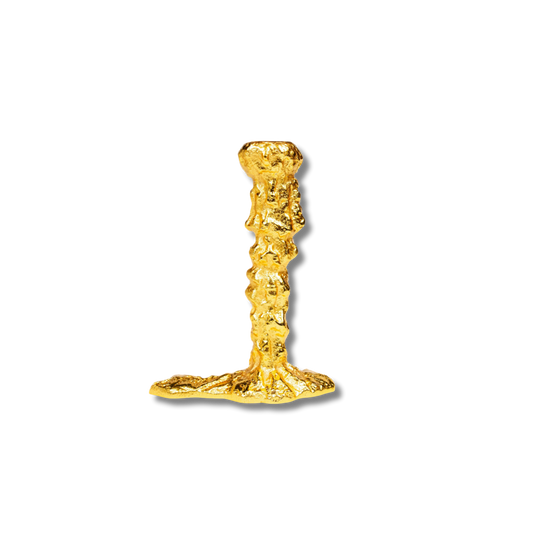 SHELTON METAL Sand Drip Candlestick