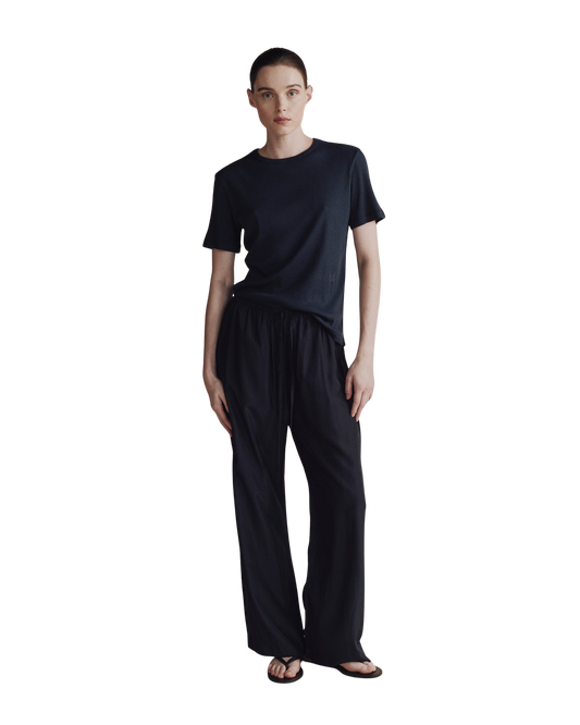 MIJEONG PARK Cotton Tencel Ribbed T-shirt