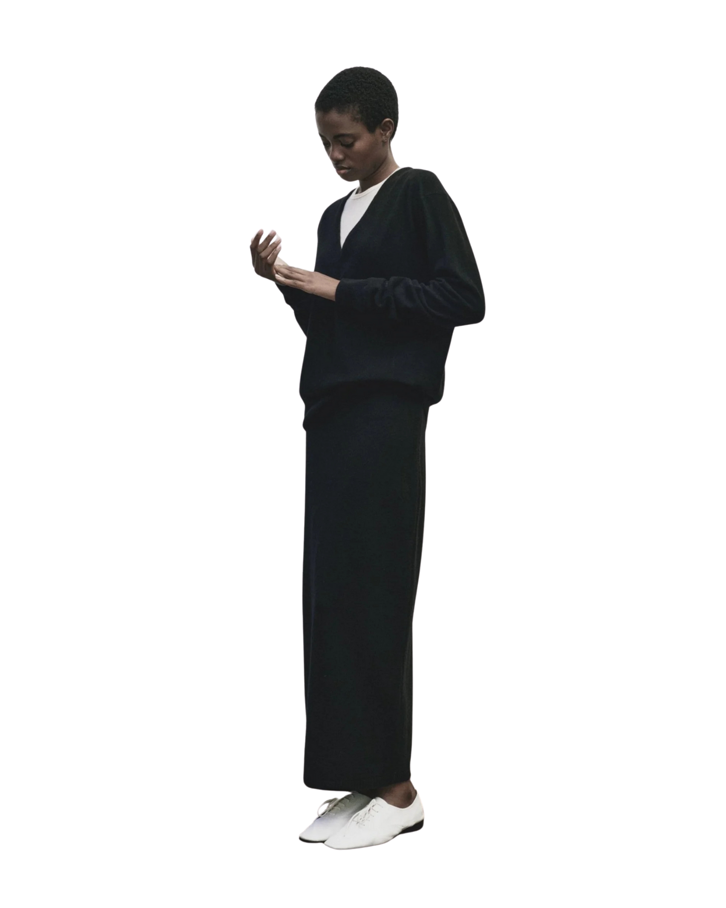 MIJEONG PARK Cashmere Blend Knit Midi Skirt