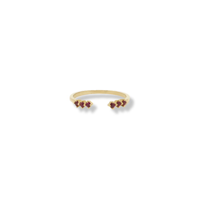 GJENMI Open Crown Ring