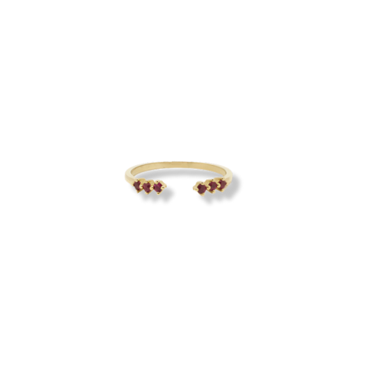 GJENMI Open Crown Ring